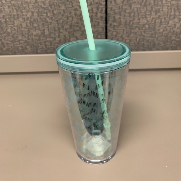 Starbucks teal and Gold Mermaid Cup 2020 - Picture 3 of 3